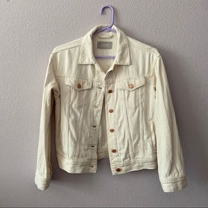 Everlane denim jacket in ivory